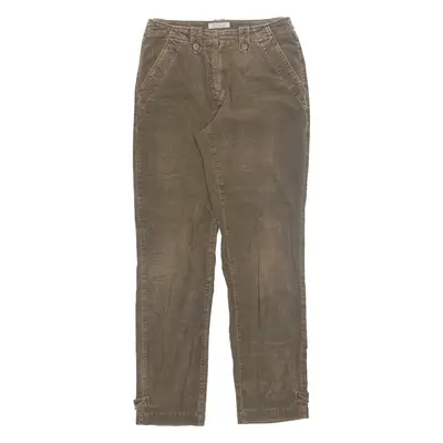 CHER Corduroy Trousers Brown Slim Straight Womens W28 L31