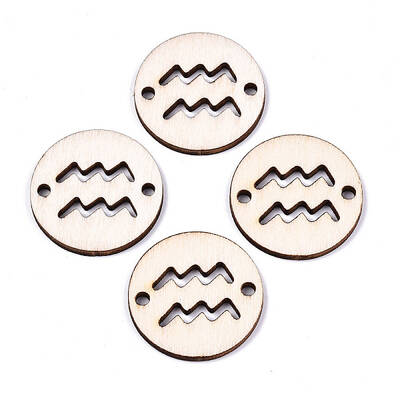 Unfinished Natural Poplar Wood Links Connectors