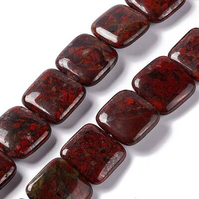 Natural Brecciated Jasper Beads Strands