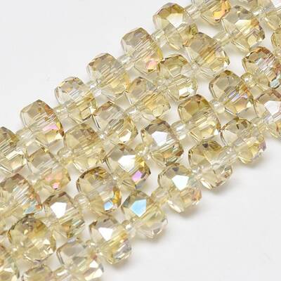 Electroplate Glass Beads Strands