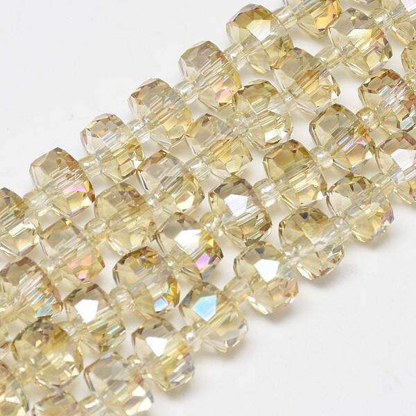 Electroplate Glass Beads Strands