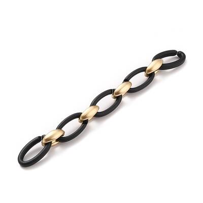 Handmade Opaque Spray Painted Acrylic Cable Chains