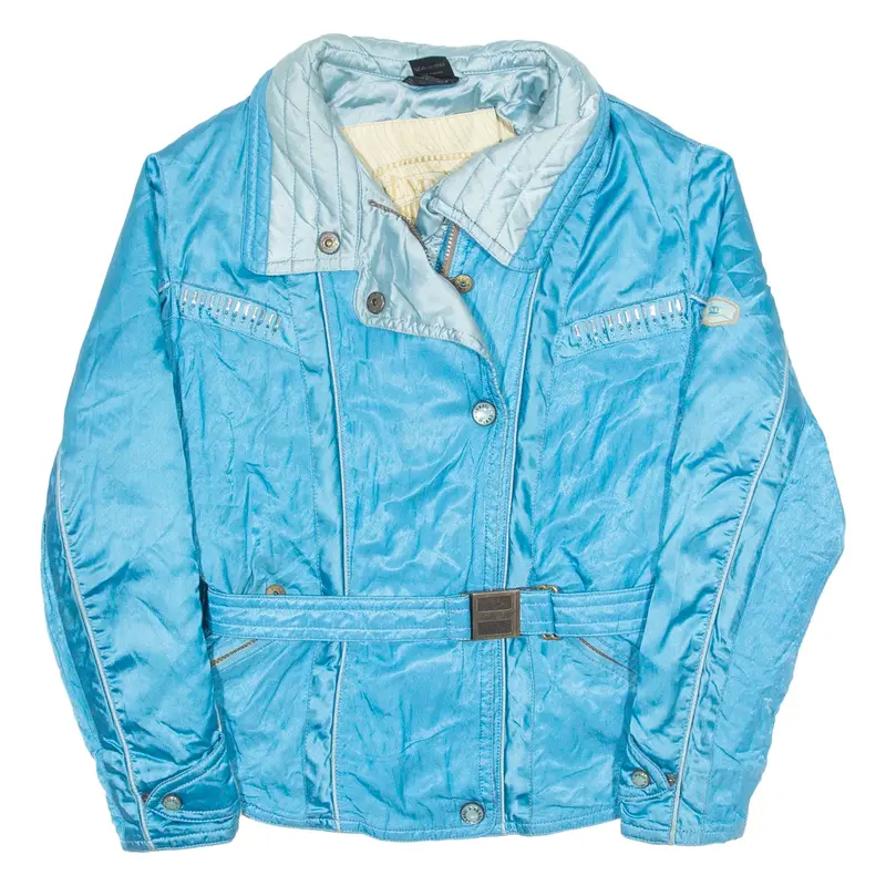 EMMEGI Womens Ski Jacket Blue 90s S