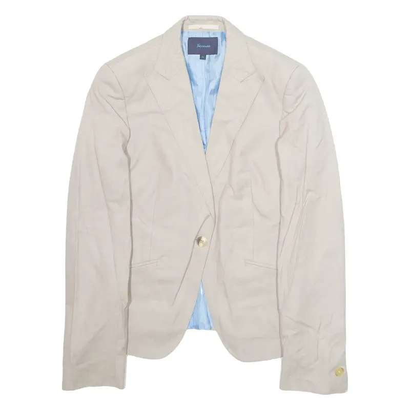 FACONNABLE Womens Blazer Jacket Beige M