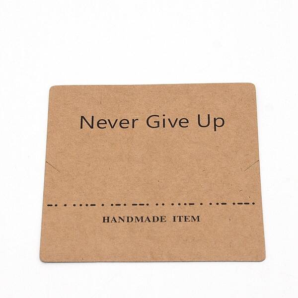 Paper Necklace Display Cards