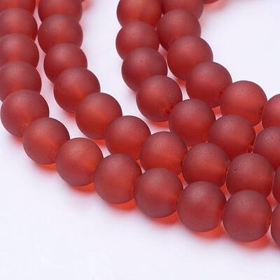Transparent Glass Bead Strands
