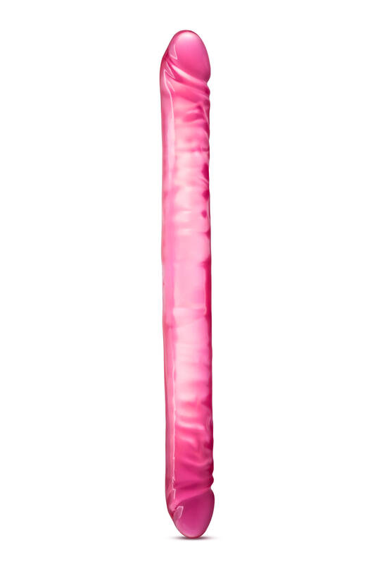 B Yours 18 Inch Double Dildo - Pink