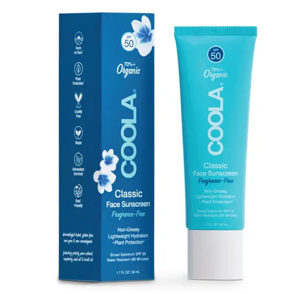 Coola Classic Face Organic Sun Lotion Spf50 50ml