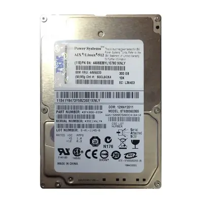 44V6838 IBM 300GB 6Gb/s SAS 10000 2.5-inch 16MB Hard Drive