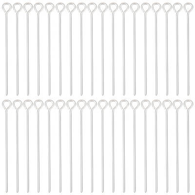 40Pcs 925 Sterling Silver Eye Pin