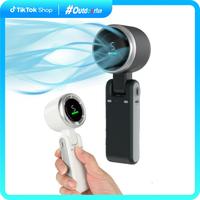 Portable Handheld Turbo Fan,5 Gear Wind, with Digital Display, 4000mAh Battery Operated, Up to 10 Working Hours, vortex fan, ...
