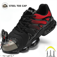 Steel Toe Shoes For Men And Women Comfortable Lightweight Work Safety Shoes Puncture Proof Slip Resistant Indestructible Snea...