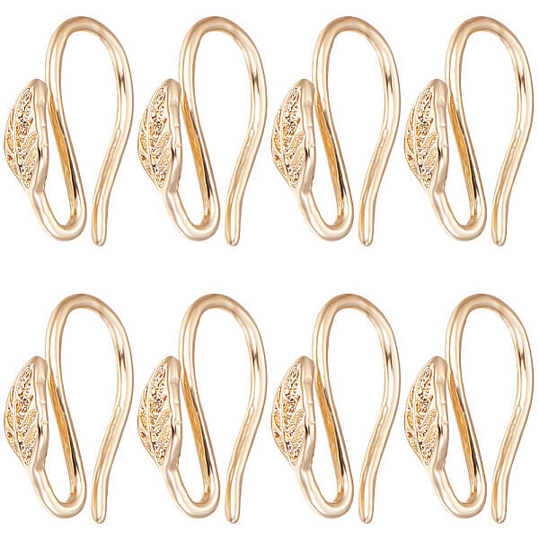 30Pcs Brass Earring Hooks