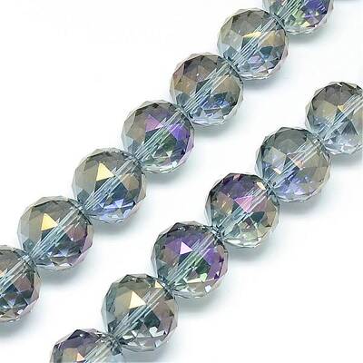 Electroplate Glass Bead Strands
