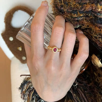Brass Micro Pave Cubic Zirconia Cuff Rings for Women