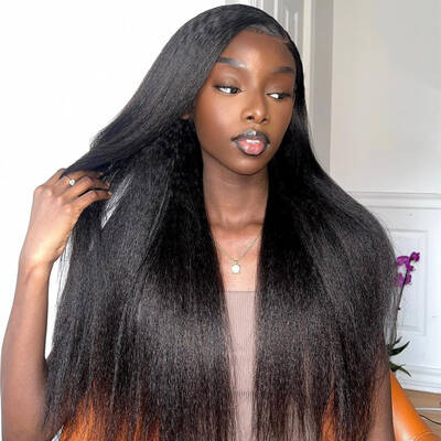 Kinky Straight Wear & Go HD 13x4 Wig | BGM Hair
