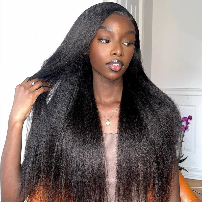 Kinky Straight Wear & Go HD 13x4 Wig | BGM Hair