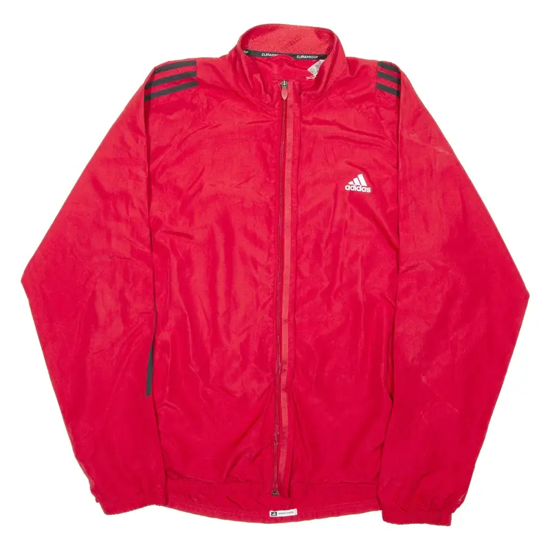 ADIDAS Climaproof Mens Shell Jacket Red XL