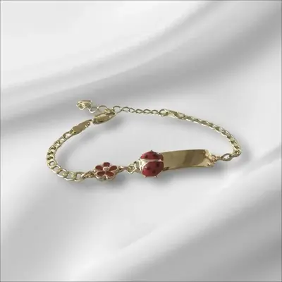 Habana Bella Kids Fashion Bracelet - 14k Gold-Plated Cuban Link-Figaro
