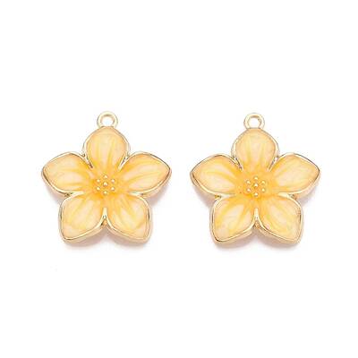 Rack Plating Alloy Enamel Pendants