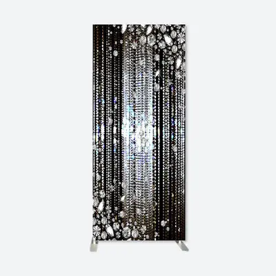 Aperturee Black Silver Dance Party Rectangular Arch Backdrop | Chiara Wall Backdrop Diy | Custom Chiara Arched Covers | Diy R...