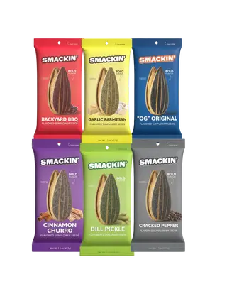 SMACKIN' Sunflower Seed Sampler Pack, THE BEGINNING BUNDLE