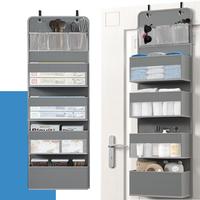Over Door Organizer Storage for Nursery Bathroom Bedroom Pantry,40lb Capacity Hanging Door Organizer with 4 Large 3 Mesh Pock...