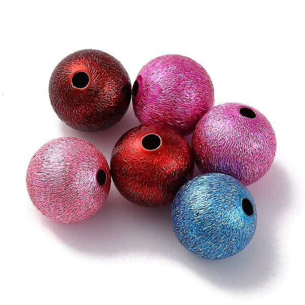 Rack Plating Spray Painted Brass Beads