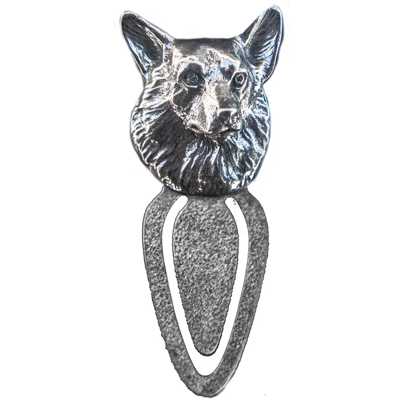 New-Spin Metal Casting Corgi Bookmark