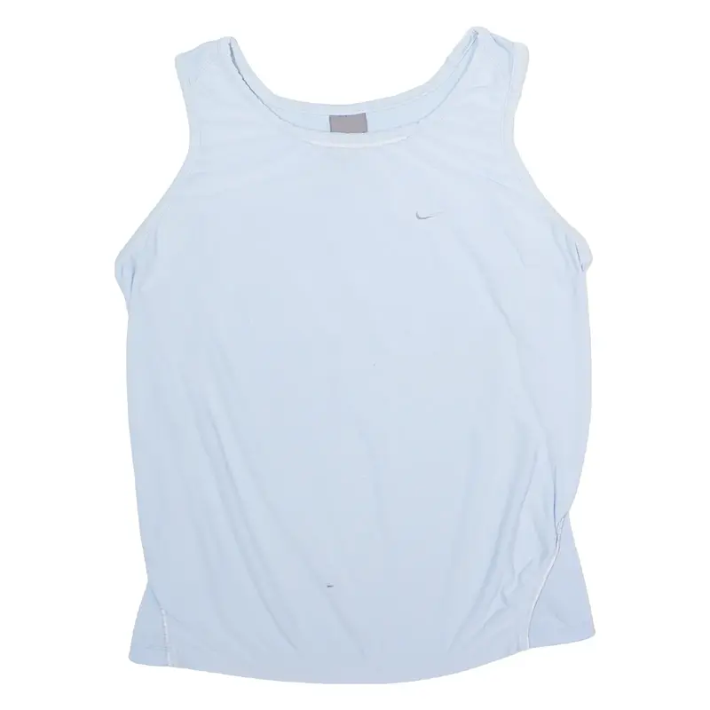 NIKE Womens Vest Blue Sleeveless M