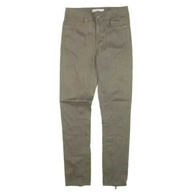 KAREN MILLEN Trousers Green Slim Skinny Womens W26 L28