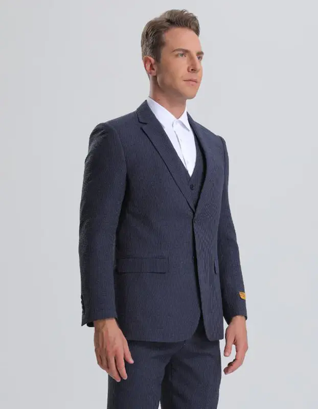Kentucky Derby Seersucker Suits For Men - Big and Tall Seersucker Suit Boys Designer 2 Button Summer Seersucker Wedding Suit ...