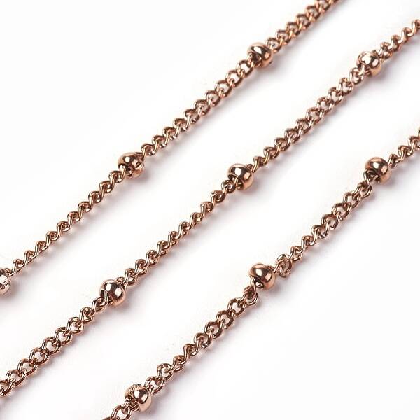 PVD Vacuum Plating 304 Stainless Steel Satellite Chains