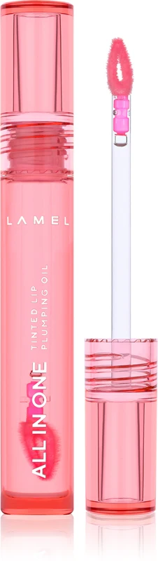 Lamel All In One Lip Plumping Toning Oil For Increase Volume № 401 Peach 3 Ml