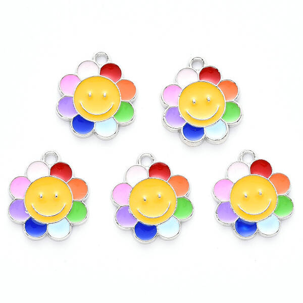 Alloy Enamel Pendants