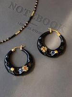 Vintage Irregular Round Hoop Earrings, Fashion Jewelry for Party, Daily Clothing Decor, Trendy All-match & Exquisite Jewelry ...