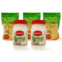 Pintón Ajonesa & Garlic Crackers Combo (ahorre más)