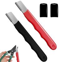 Kitchen Knife Sharpener, Tungsten & Diamond Ceramic Sharpening Stone For All Blades, Suitable for Garden Shears knives, Porta...
