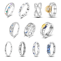 Mula Celestial Ring - 925 Silver and Platinum Plated Celestial Zirconia Ring | Cosmic inspired fine jewelry for men and women...