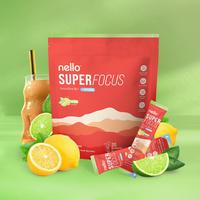 Nello Superfocus – Nootropic Drink Mix with Lion’s Mane, Rhodiola & Alpha-GPC – Supports Memory, Brain Health & Mental ...