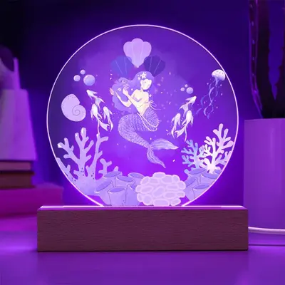 Dreamy Underwater Realm Acrylic Art