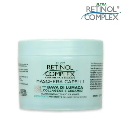 Keratin Complex Maschera 300 Ml Bava Di Lumaca Collagene & Ceramidi