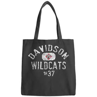 Davidson Wildcats Vintage 1837 Logo Officially Licensed Bags