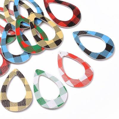 PU Leather Big Pendants