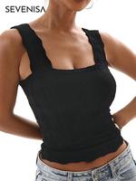 Women's Plain Jacquard Crop Tank Top, Casual Sleeveless Top for Spring & Fall, Ladies Clothes for Daily Wear, Womenswear