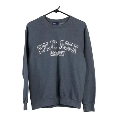 Split Rock Mv Sport Sweatshirt - Small Blue Cotton Blend