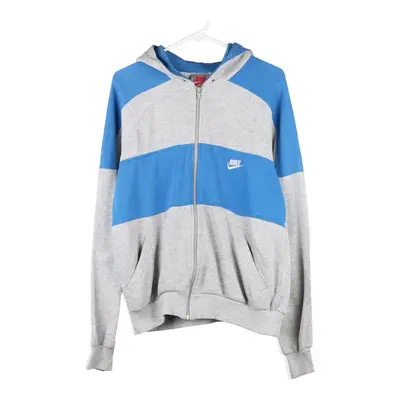 Nike Hoodie - Medium Block Colour Cotton Blend