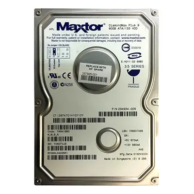 287685-001 HP 80GB IDE Ultra ATA/100 (ATA-6) 7200 3.5-inch Hard Drive