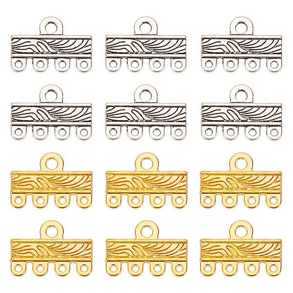 60pcs 2 colors Alloy Chandelier Component Links
