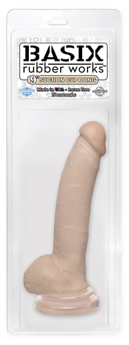 Basix Rubber Works 9 Inch Suction Cup Thicky -  Flesh